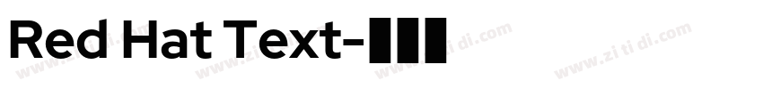 Red Hat Text字体转换